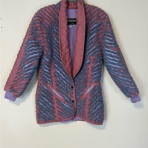 Vintage contemporary art Multicolor Women's Blazer